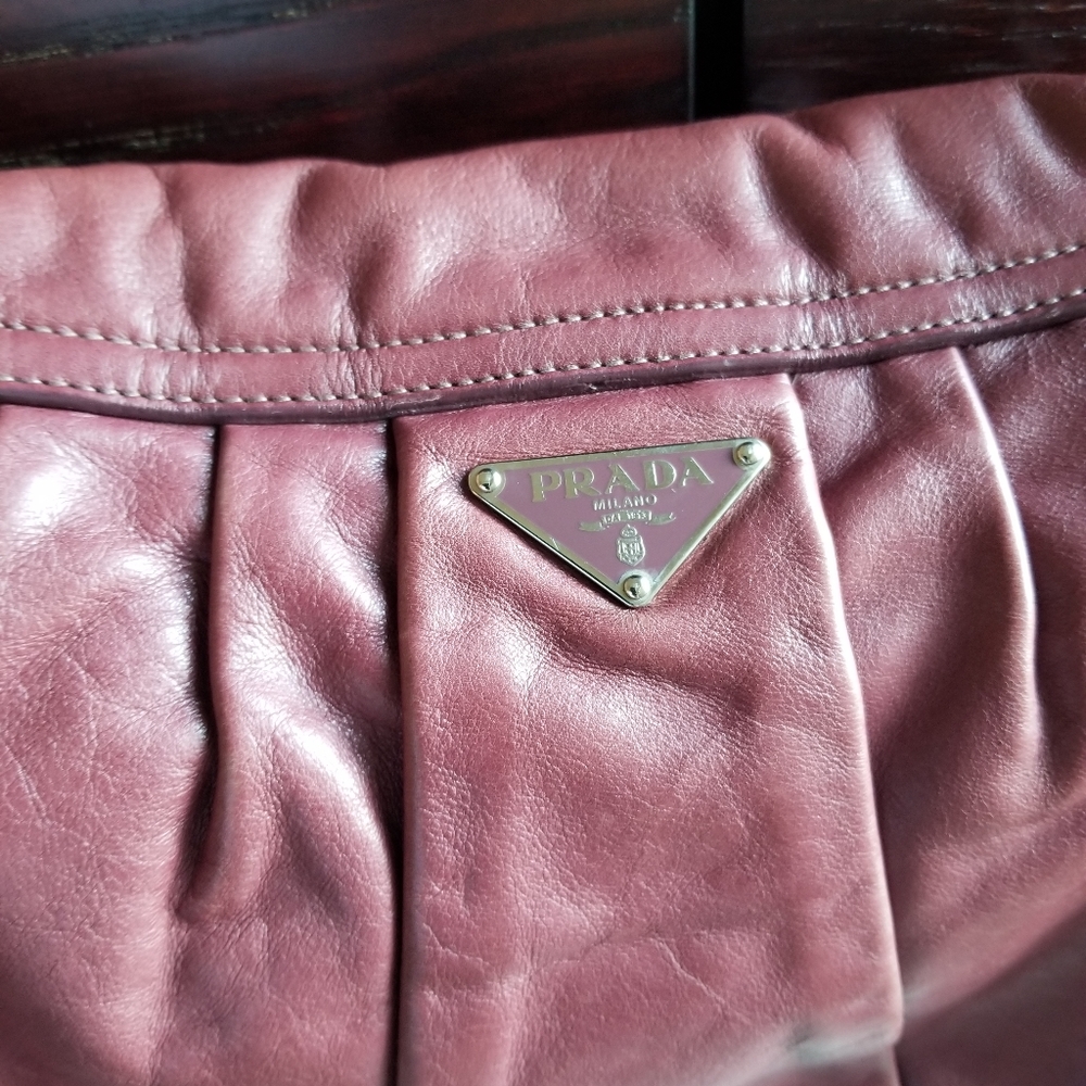 Prada  croc leather  baguette  bag - Picture 11 of 14